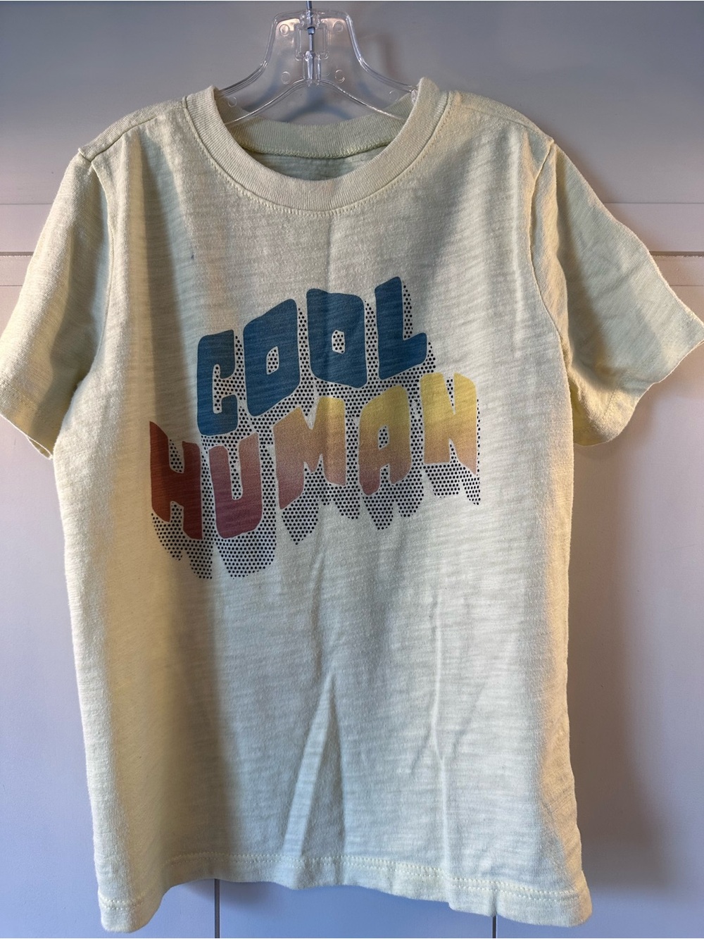 Garanimals Pale Yellow "Cool Human" Graphic Tee